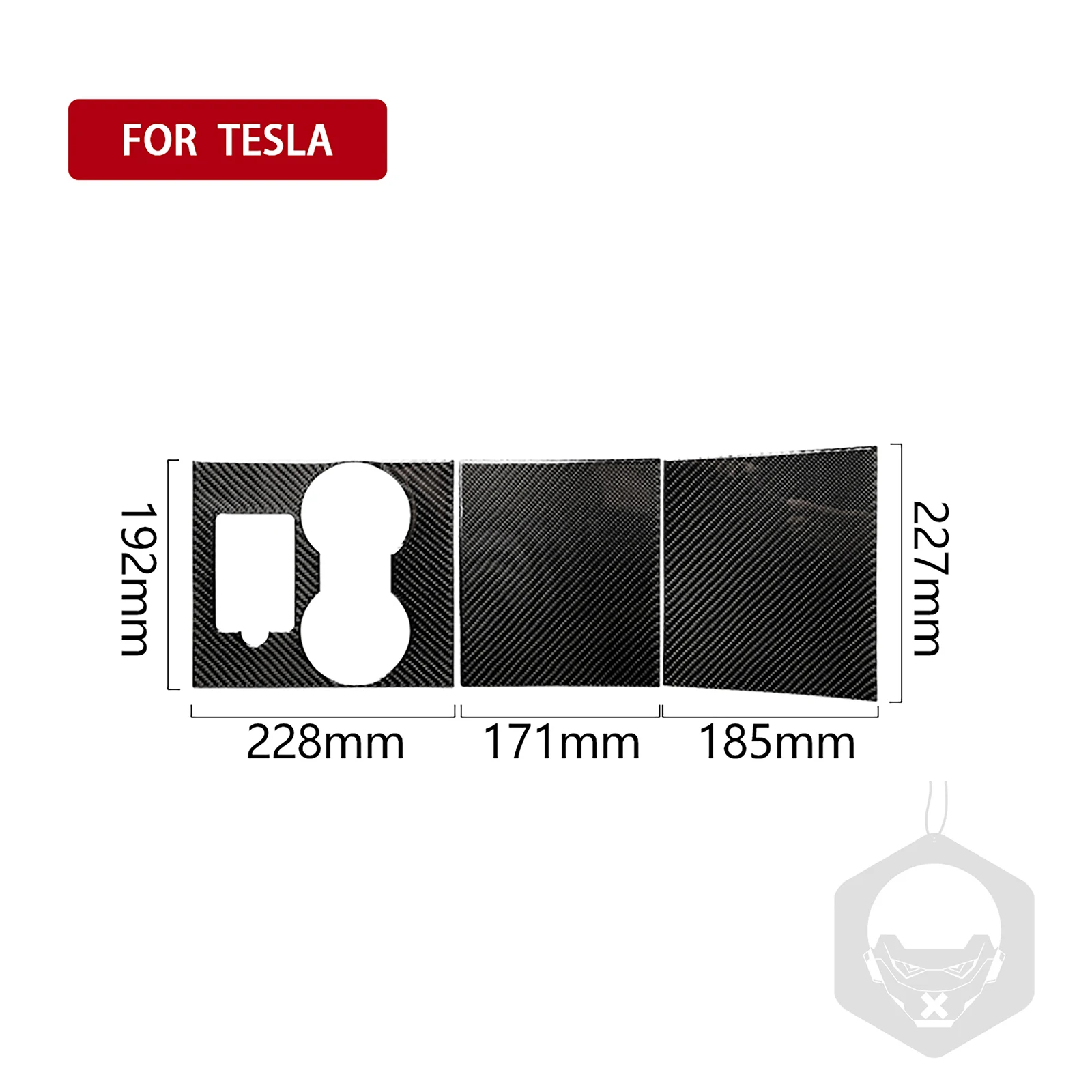 Car Carbon Fiber Center Console Wrap Kits Interior Stickers Decor Cover Fit for Tesla Model 3
Car Carbon Fiber Center Console Wrap Kits Interior Stickers Decor Cover Fit for Tesla Model 3