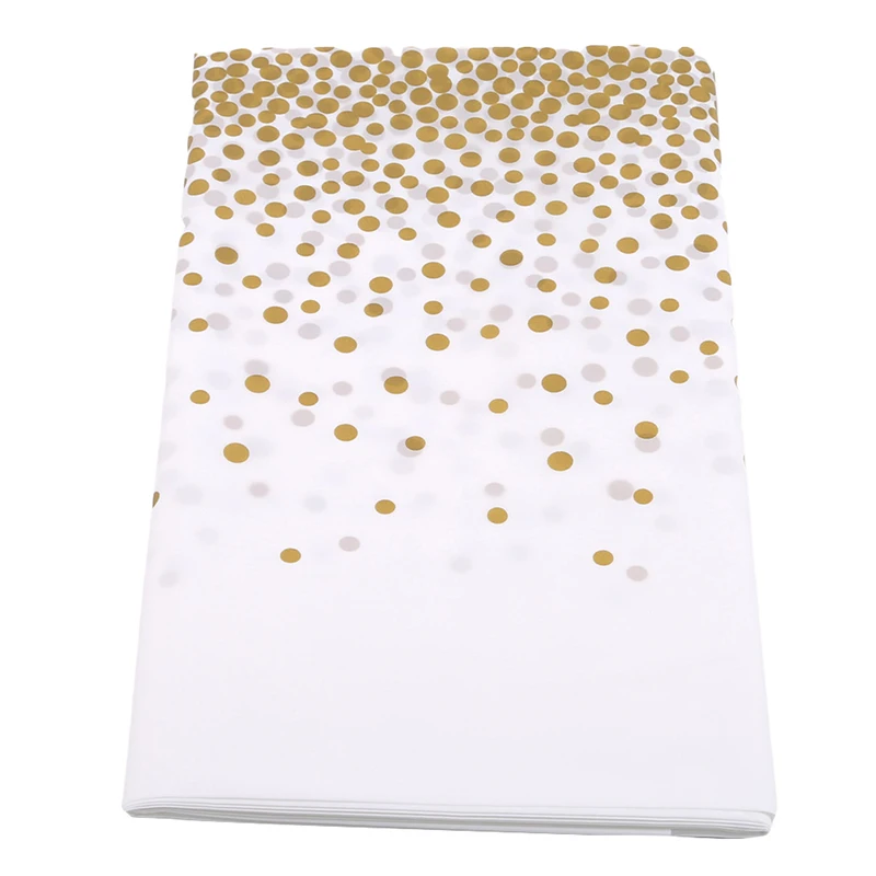 Bronzing Dot Tablecloth Disposable Party Tablecloth Wedding Birthday Party Desktop Decoration Supplies
Bronzing Dot Tablecloth Disposable Party Tablecloth Wedding Birthday Party Desktop Decoration Supplies