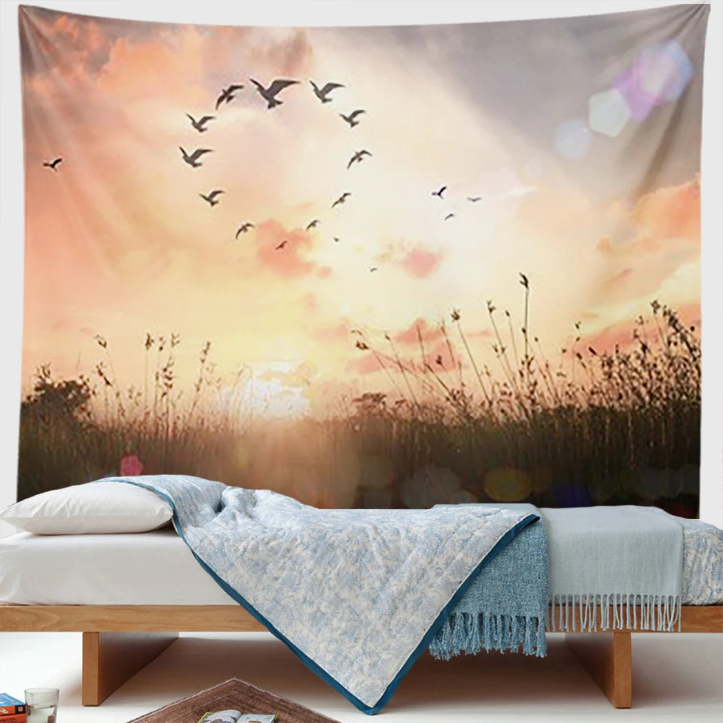 Natural Landscape Tapestry Sunshine Mountain Grassland Stream Modern Art Wall Hanging Boho Home Deco Picnic Mat Carpet Gifts 
Natural Landscape Tapestry Sunshine Mountain Grassland Stream Modern Art Wall Hanging Boho Home Deco Picnic Mat Carpet Gifts