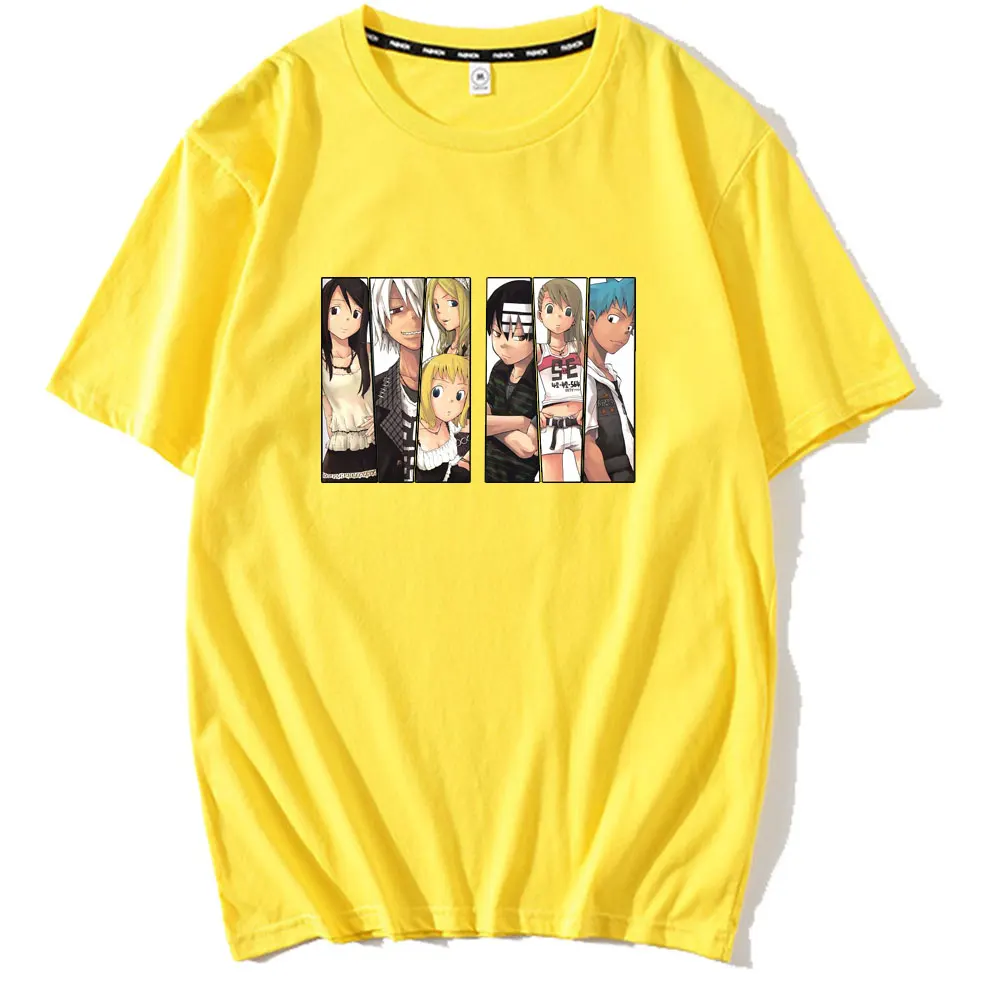 Soul Eater Maka Death Kid Anime T-Shirts for Men Funny 100% Cotton Tee Shirt Crewneck Short Sleeve T Shirt Printing Clothing
Soul Eater Maka Death Kid Anime T-Shirts for Men Funny 100% Cotton Tee Shirt Crewneck Short Sleeve T Shirt Printing Clothing