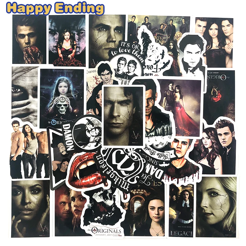 10/30/50Pcs The Vampire Diaries Stickers Terror Theme For Toy Car Styling Bike Motorcycle Phone Laptop Travel Luggage Decals
10/30/50Pcs The Vampire Diaries Stickers Terror Theme For Toy Car Styling Bike Motorcycle Phone Laptop Travel Luggage Decals