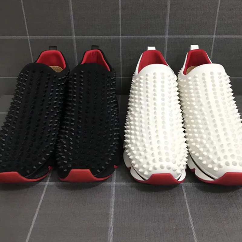 Brand Design Men's Sneakers Fashion Vamp Rivet Slip-On Casual Platform Shoes Elastic Fabric Vulcanized Shoes Flat Male Footwear
Brand Design Men's Sneakers Fashion Vamp Rivet Slip-On Casual Platform Shoes Elastic Fabric Vulcanized Shoes Flat Male Footwear