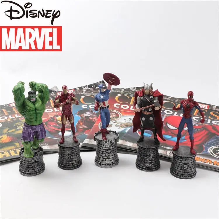 

Disney Marvel Thor Spider-Man Hulk Iron Man Captain America Chess Decoration Atlas
