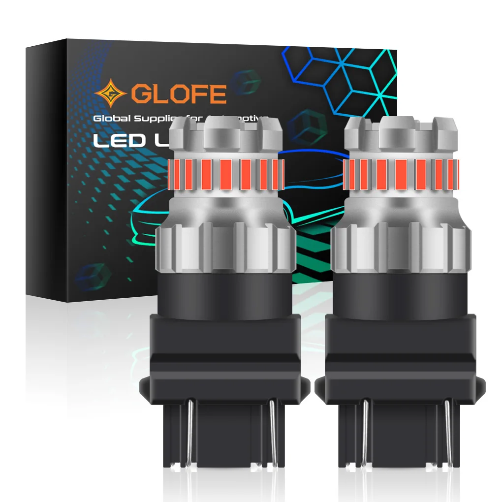 GLOFE 2x T25 LED Canbus 3157 3156 3057 P27/7W LED Bulbs Car Rear Brake Lights DRL Parking Signal Lamp 12V Amber Yellow White Red
GLOFE 2x T25 LED Canbus 3157 3156 3057 P27/7W LED Bulbs Car Rear Brake Lights DRL Parking Signal Lamp 12V Amber Yellow White Red