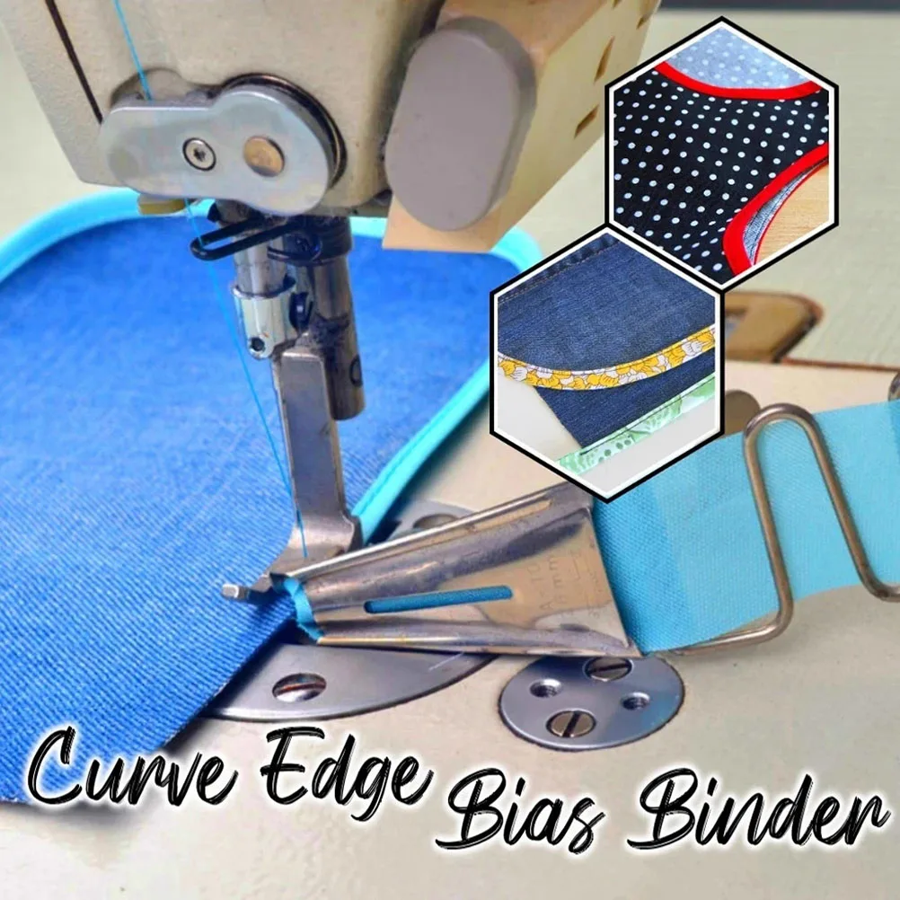 Curve Edge Bias Binder Spare Parts For Sewing Machine Knitted Lockstitch Binding Hemmer A10 Right-Angle Offset Binders Home Tool
Curve Edge Bias Binder Spare Parts For Sewing Machine Knitted Lockstitch Binding Hemmer A10 Right-Angle Offset Binders Home Tool