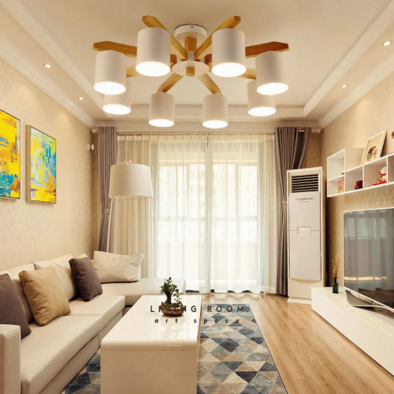Wrought iron & solid wood E27 nordic personality simple white & black & gray color chandelier for bedroom kitchen living room
Wrought iron & solid wood E27 nordic personality simple white & black & gray color chandelier for bedroom kitchen living room