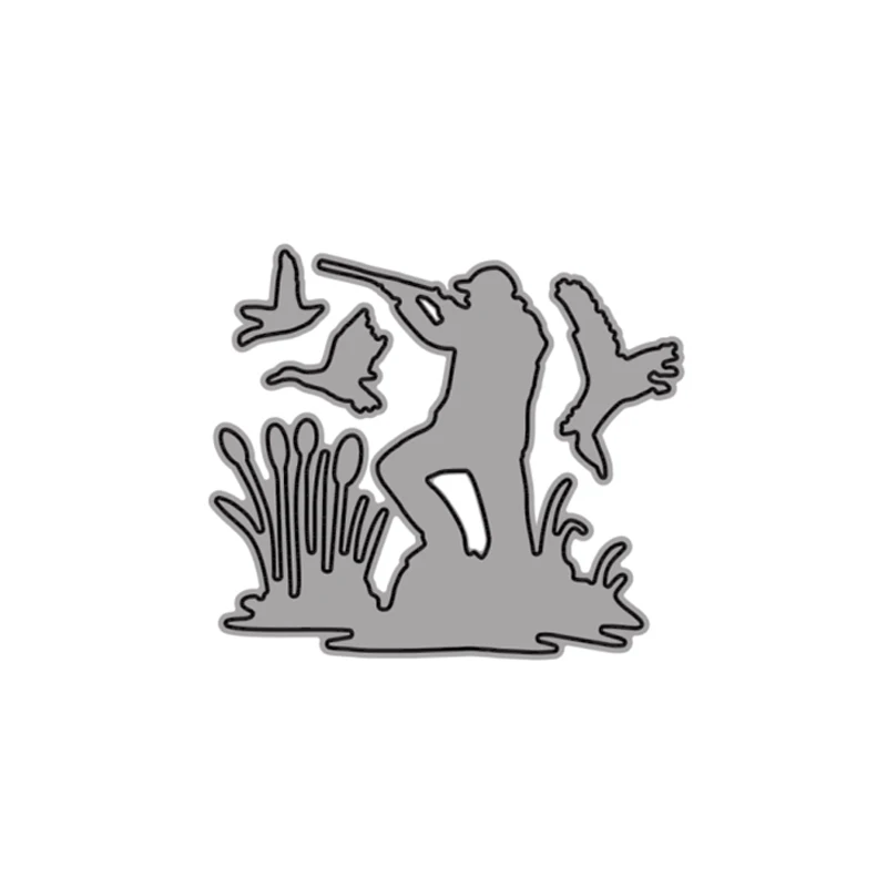 Cutting Dies Hunter Catching Birds Grass Flowers For DIY Scrapbooking Embossing Album Paper Cards Dies 2021 New
Cutting Dies Hunter Catching Birds Grass Flowers For DIY Scrapbooking Embossing Album Paper Cards Dies 2021 New
