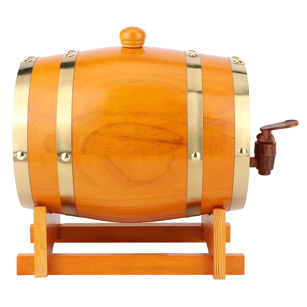 3L Home Brewing Equipment Vintage Pine Wood Wine Barrel Wooden Wine Keg Brewing Accessories For Home Cafe Restaurant Hotel
3L Home Brewing Equipment Vintage Pine Wood Wine Barrel Wooden Wine Keg Brewing Accessories For Home Cafe Restaurant Hotel