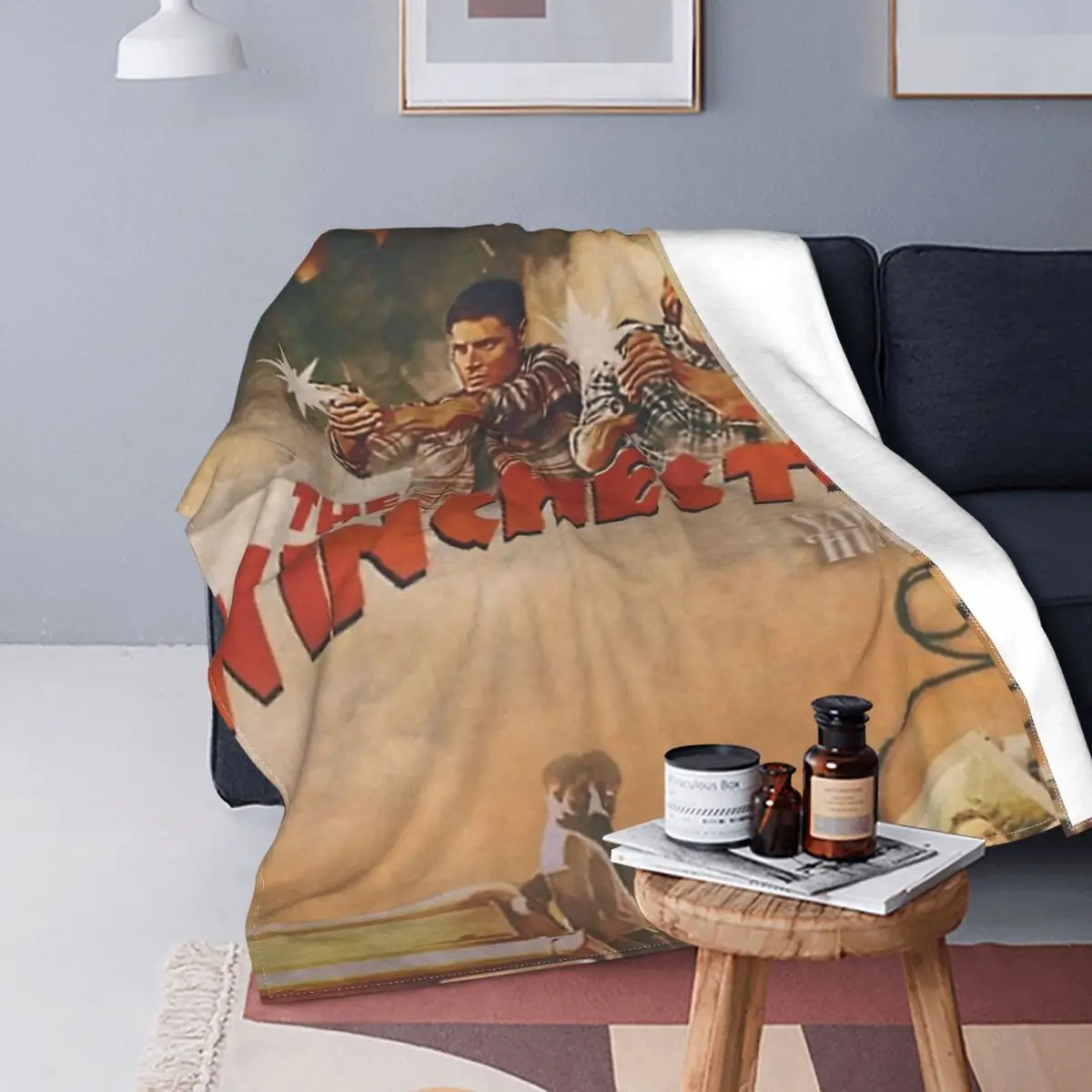The Winchesters-colcha a cuadros para cama, manta térmica de Anime, manta receptora
The Winchesters-colcha a cuadros para cama, manta térmica de Anime, manta receptora
