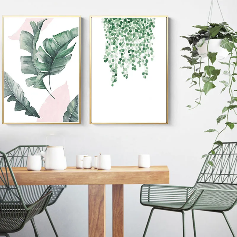 Nordic Home Decoration Watercolor Wall painting Literature Canvas art Minimalist Tropical Plant Poster Living Room Bedroom Decor
Nordic Home Decoration Watercolor Wall painting Literature Canvas art Minimalist Tropical Plant Poster Living Room Bedroom Decor