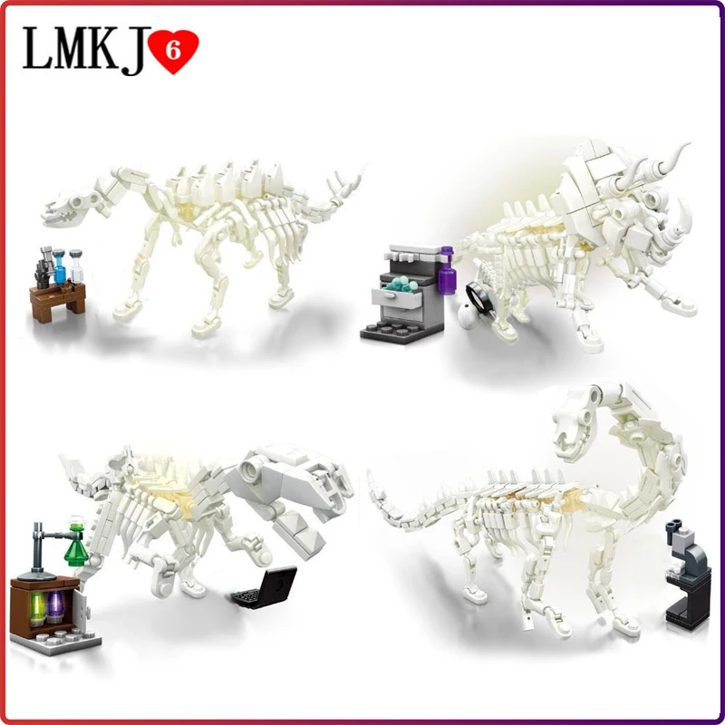 2021 Dinosaur Skeleton Fossil Building Blocks Jurassic Tyrannosaurus Pterodactyl Triceratops DIY Brick Educational Kids Gift
2021 Dinosaur Skeleton Fossil Building Blocks Jurassic Tyrannosaurus Pterodactyl Triceratops DIY Brick Educational Kids Gift