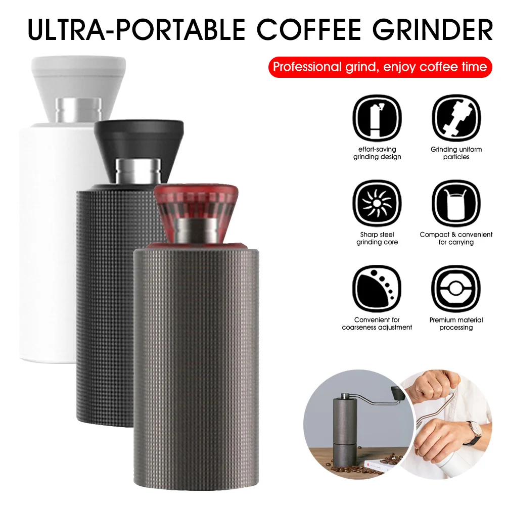 Manual Coffee Grinder Hand Coffee Mill with Adjustable Coarseness Capacity 25g Stainless Steel Conical Burr Kitchen Appliance
Manual Coffee Grinder Hand Coffee Mill with Adjustable Coarseness Capacity 25g Stainless Steel Conical Burr Kitchen Appliance