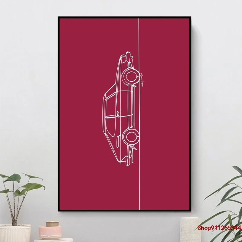 Однолинейная холщовая картина SAAB 900, настенный художественный плакат для гостиной, домашний декор, картина для отеля, квартиры
Однолинейная холщовая картина SAAB 900, настенный художественный плакат для гостиной, домашний декор, картина для отеля, квартиры
