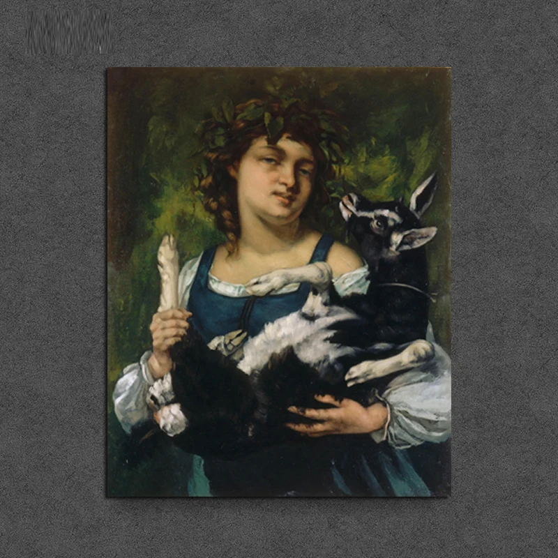 Gustave Courbet Cuadros Холст Картина Печать Гостиная Украшение дома Современное украшение