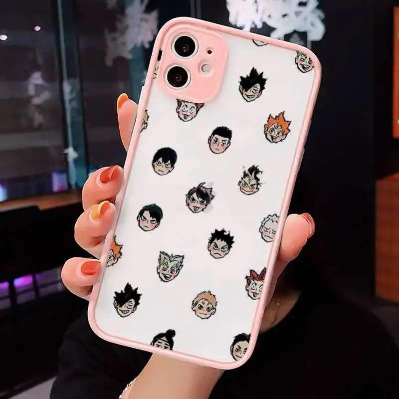 Haikyuu Phone Case For iPhone 12 11 Mini Pro XR XS Max 7 8 Plus X Matte transparent Pink Back Cover
Haikyuu Phone Case For iPhone 12 11 Mini Pro XR XS Max 7 8 Plus X Matte transparent Pink Back Cover