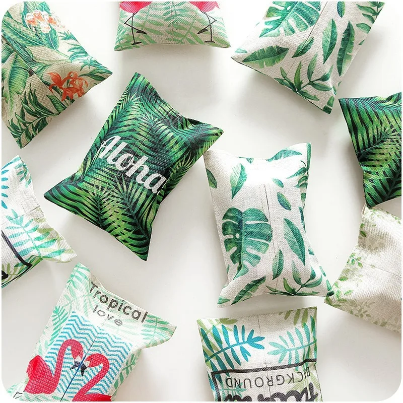 Home plant cotton and linen tissue box living room bedroom paper towel set rainforest fabric paper bag
Home plant cotton and linen tissue box living room bedroom paper towel set rainforest fabric paper bag