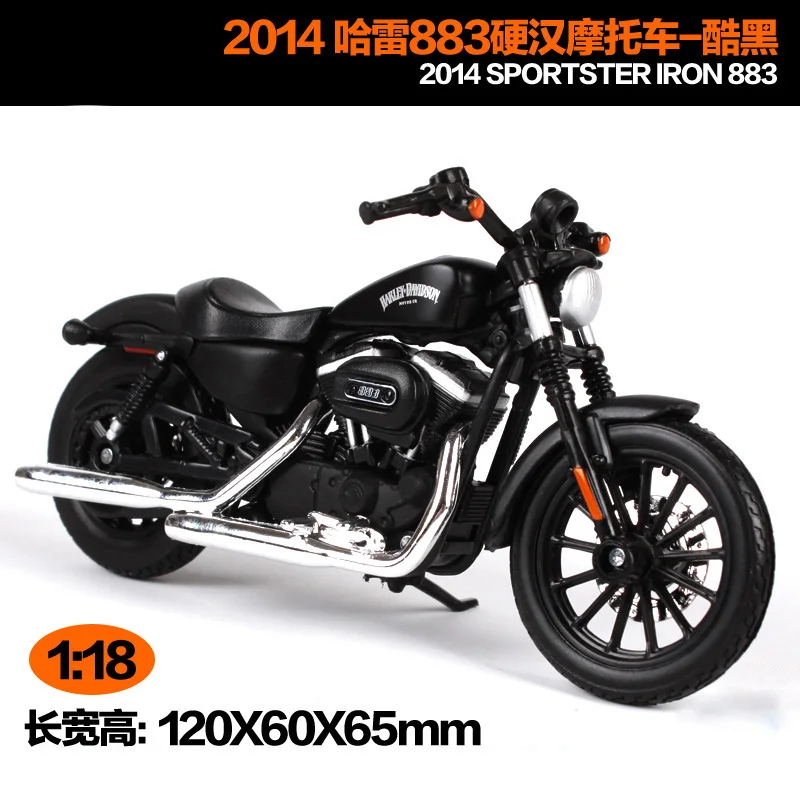 Maisto 1:18 Harley Davidson 2014 SPORTSTER IRON 883 Motorcycle metal model Toys For Children Birthday Gift Toys Collection
Maisto 1:18 Harley Davidson 2014 SPORTSTER IRON 883 Motorcycle metal model Toys For Children Birthday Gift Toys Collection
