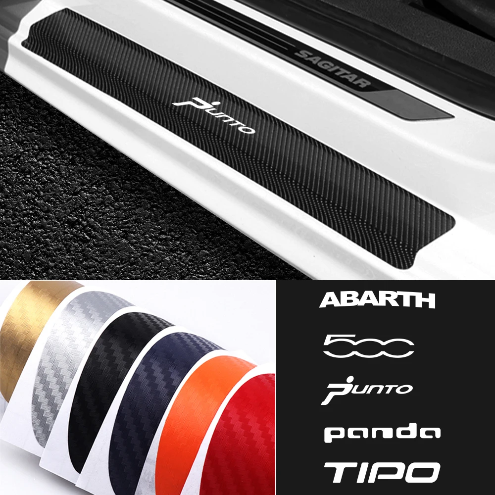4pcs Carbon Fiber Car Door Sill Protector Threshold Sticker For Fiat 500 Punto Abarth Ducato Tipo Panda Auto Accessories
4pcs Carbon Fiber Car Door Sill Protector Threshold Sticker For Fiat 500 Punto Abarth Ducato Tipo Panda Auto Accessories