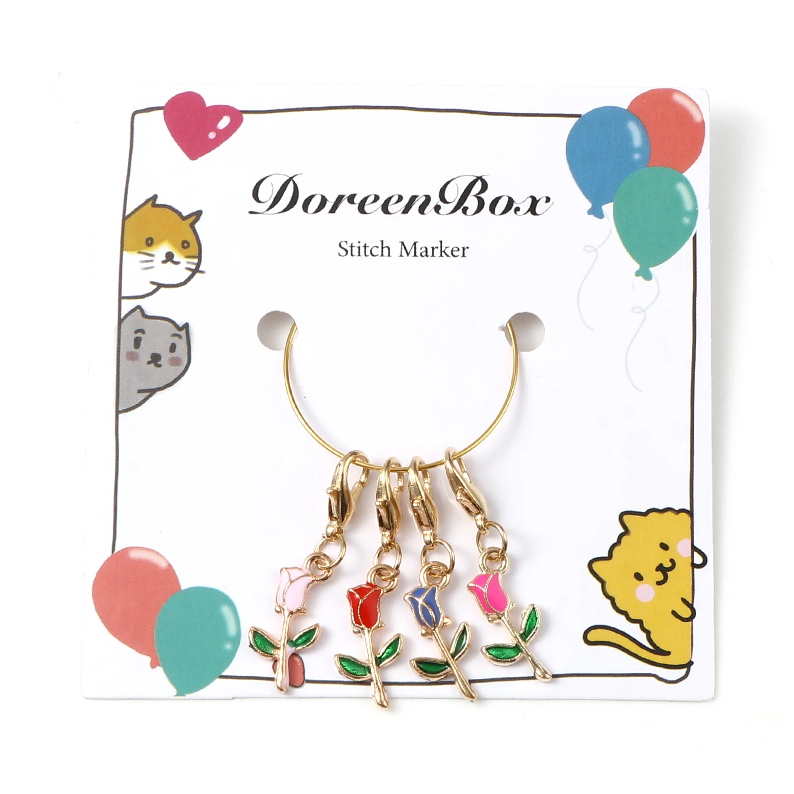 4 шт., эмалевые розы, подвески, маркеры для стежков, Matel, цветок, застежка, спицы для вязания, DIY маркер для ремесла, наборы для шитья
4 шт., эмалевые розы, подвески, маркеры для стежков, Matel, цветок, застежка, спицы для вязания, DIY маркер для ремесла, наборы для шитья