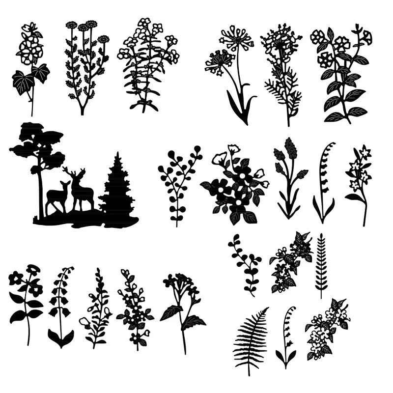 Various Flowers Leaves Reindeer Cutting Dies For Scrapbooking DIY Craft Die Cut Card Making Embossing Stencil Album Decoration
Various Flowers Leaves Reindeer Cutting Dies For Scrapbooking DIY Craft Die Cut Card Making Embossing Stencil Album Decoration