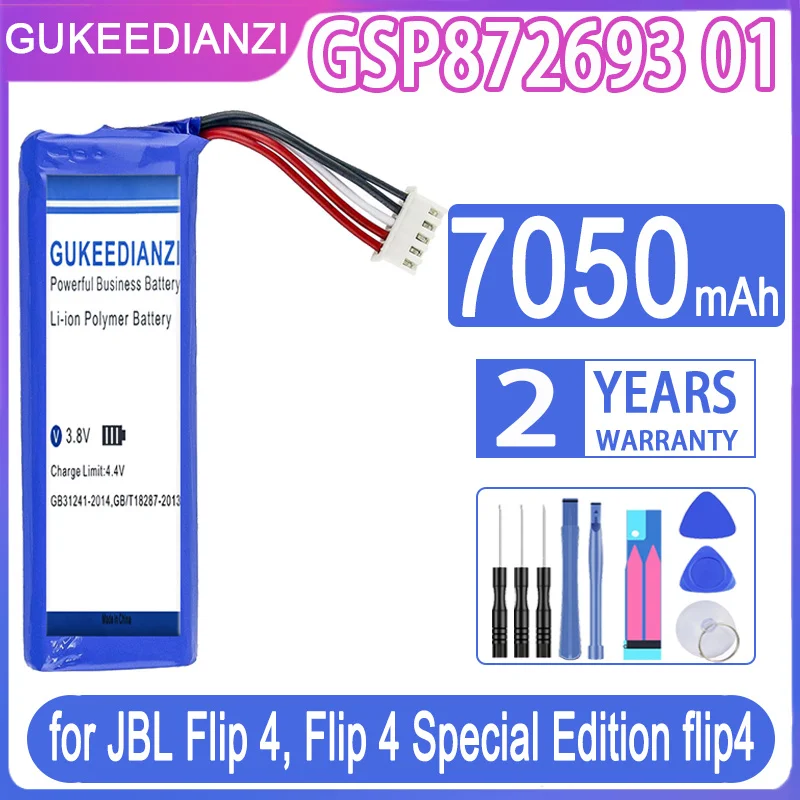GUKEEDIANZI Replacement Battery GSP872693 01 7050mAh for JBL Flip 4, Flip 4 Special Edition flip4
GUKEEDIANZI Replacement Battery GSP872693 01 7050mAh for JBL Flip 4, Flip 4 Special Edition flip4