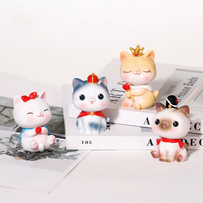 Well-behaved Sitting Posture Cartoon Crown Cloak Grey Kitten Birthday Party Cute Ornament Holiday Celebration Party Dessert Doll
Well-behaved Sitting Posture Cartoon Crown Cloak Grey Kitten Birthday Party Cute Ornament Holiday Celebration Party Dessert Doll
