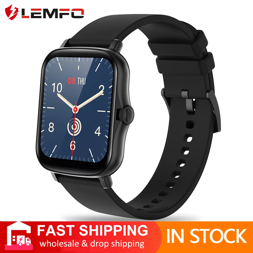 Смарт часы LEMFO Y20 2021 для мужчин и женщин сенсорный экран 1 69 дюйма фитнес трекер IP67