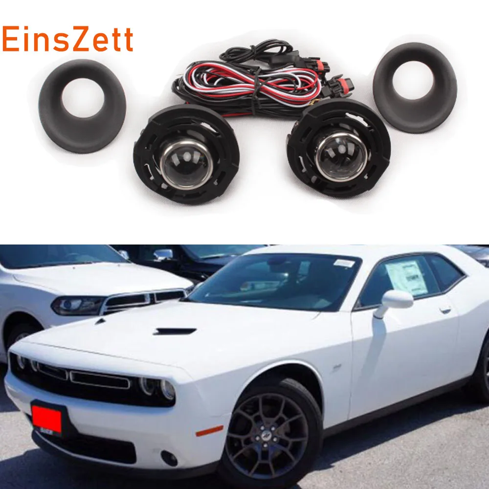 1 комплект Противотуманные фары Дневные Фары Светильник в сборе для Dodge CHALLENGER 2014