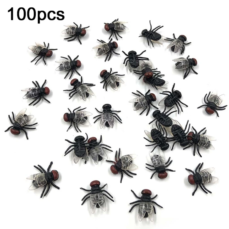 100 Pcs Fake Flies Plastic Halloween Simulated Insect Fly Bugs Joke Toys Prank P31B
100 Pcs Fake Flies Plastic Halloween Simulated Insect Fly Bugs Joke Toys Prank P31B