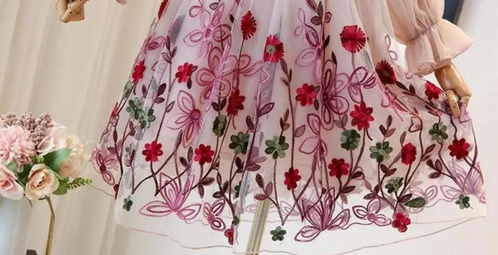 Spring And Autumn flower Girls Dress Children Spring Clothing Mesh Dress Little Girl Long Sleeve
Spring And Autumn flower Girls Dress Children Spring Clothing Mesh Dress Little Girl Long Sleeve