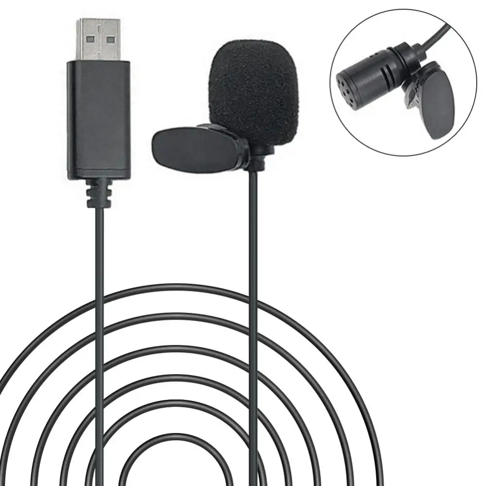 USB Portable Mini Microphone Lapel Lavalier Mic Clip-on External Radio Microphones for Laptop PC Computer Recording Chat Studio
USB Portable Mini Microphone Lapel Lavalier Mic Clip-on External Radio Microphones for Laptop PC Computer Recording Chat Studio