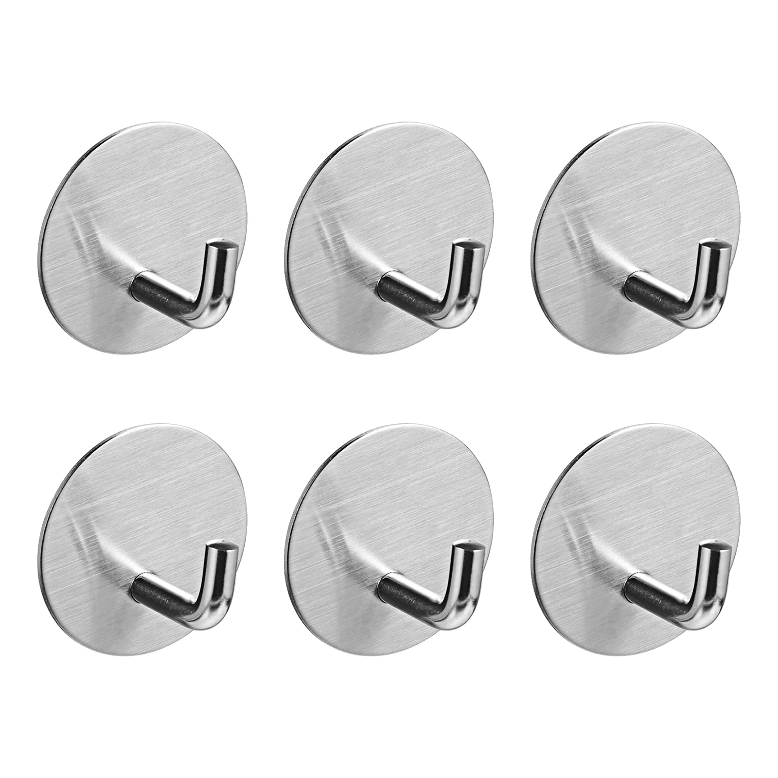 6Pcs Non-punching Wall Hanging Hooks Bathroom Storage Hooks Kitchen Hooks 
6Pcs Non-punching Wall Hanging Hooks Bathroom Storage Hooks Kitchen Hooks