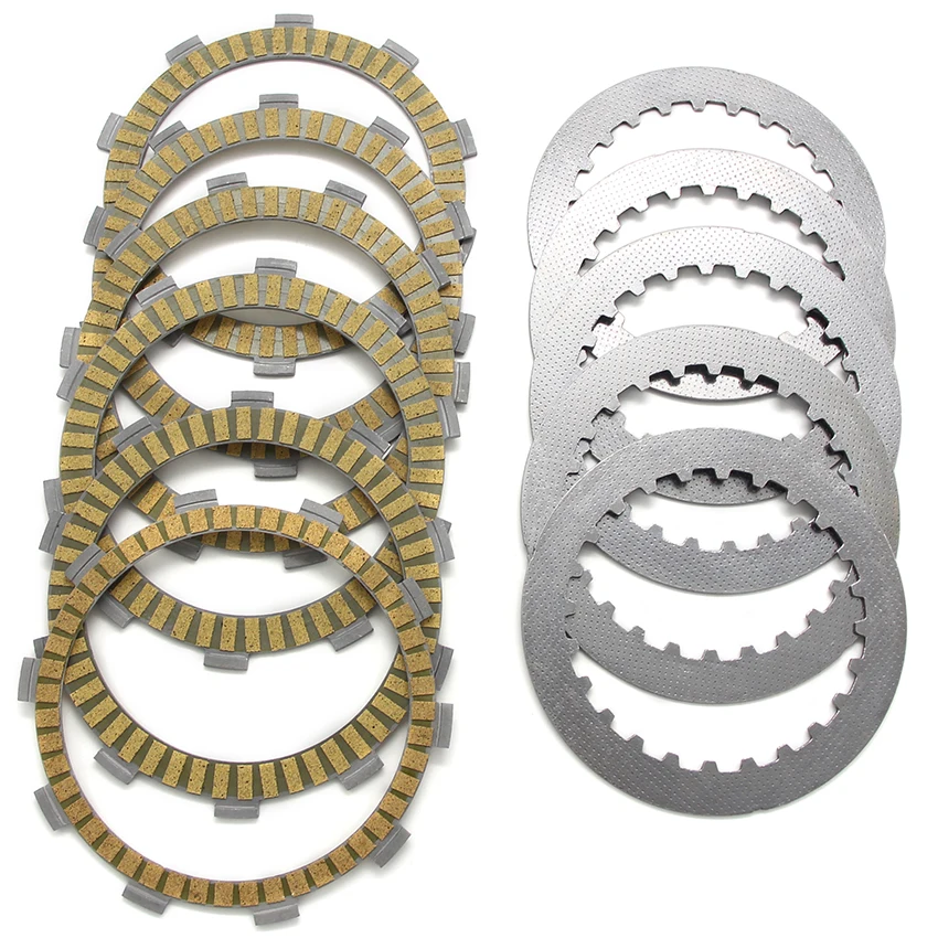 Clutch Friction Disc Plates For Honda NV400 Shadow Slasher 400 NC40 VRX400T NC33 OEM:22202-ML4-611/22202-MAE-000 22201-MS6-620
Clutch Friction Disc Plates For Honda NV400 Shadow Slasher 400 NC40 VRX400T NC33 OEM:22202-ML4-611/22202-MAE-000 22201-MS6-620