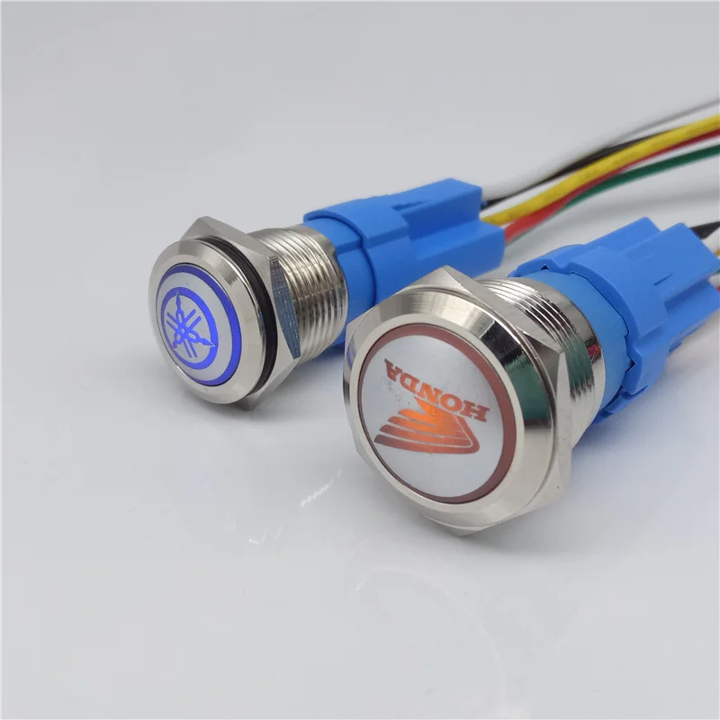 1pcs Special symbol 19mm metal button switch press button self reset lock flat head instantaneous with indicator light
1pcs Special symbol 19mm metal button switch press button self reset lock flat head instantaneous with indicator light