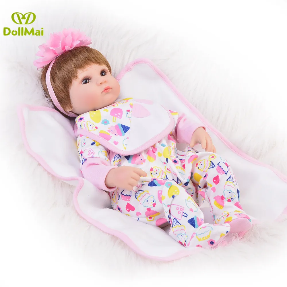 18 "42 см Bebes reborn girl Кукла коричневый парик Хороший мороженое комплект одежды силиконовые детские куклы игрушки для ребенка подарок lol
18 "42 см Bebes reborn girl Кукла коричневый парик Хороший мороженое комплект одежды силиконовые детские куклы игрушки для ребенка подарок lol