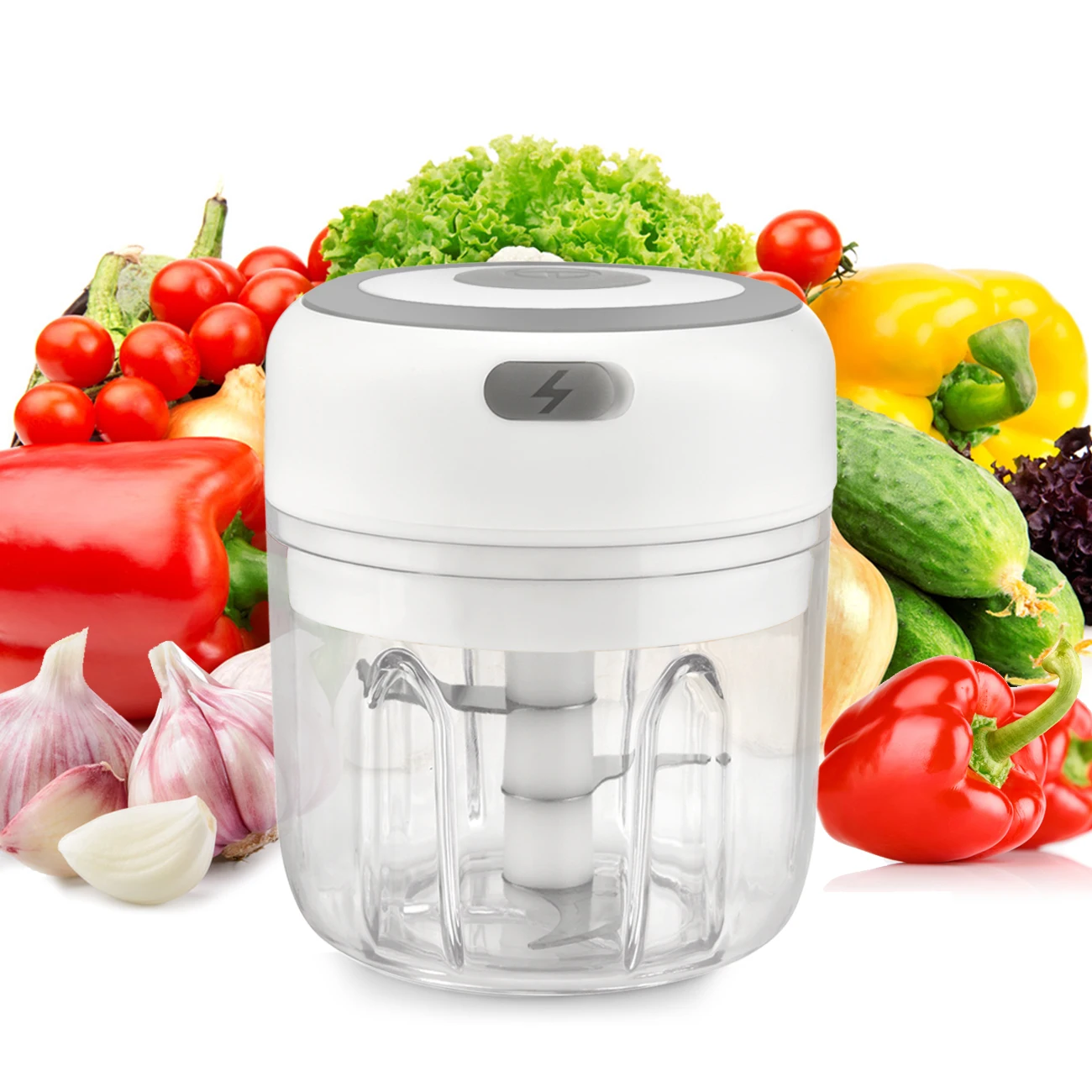 Mini USB Electric Garlic Masher Wireless Garlic Grinder Press Mincer Vegetable Chili Meat Grinder Food Chopper
Mini USB Electric Garlic Masher Wireless Garlic Grinder Press Mincer Vegetable Chili Meat Grinder Food Chopper