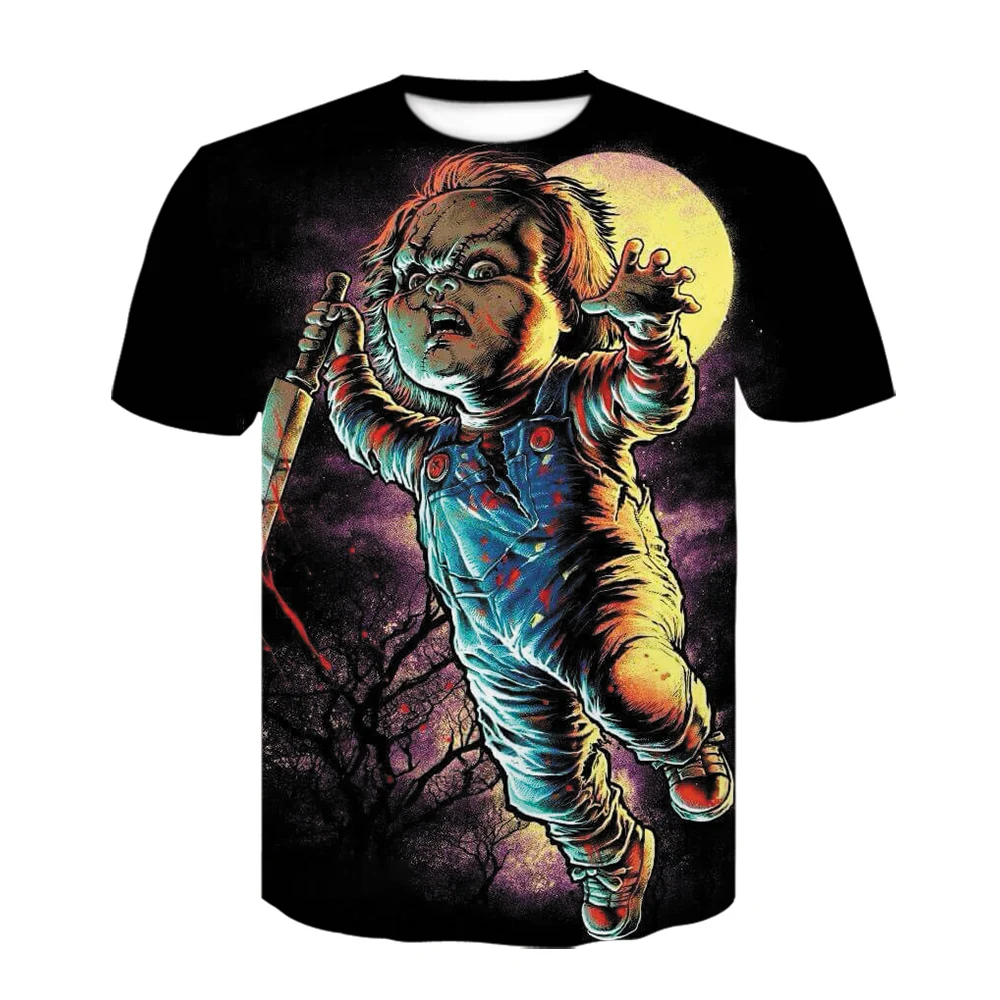 2020 Summer New Clown 3D Printed Men's Horror Casual Men's Short-Sleeved T-Shirt Skull All-Match Top
2020 Summer New Clown 3D Printed Men's Horror Casual Men's Short-Sleeved T-Shirt Skull All-Match Top