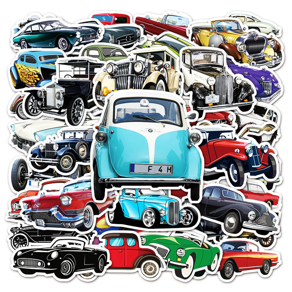 10/30/50PCS Nostalgic Classic Car Cartoon Personality Graffiti Waterproof Sticker Suitcase Notebook Refrigerator HelmetWholesale
10/30/50PCS Nostalgic Classic Car Cartoon Personality Graffiti Waterproof Sticker Suitcase Notebook Refrigerator HelmetWholesale