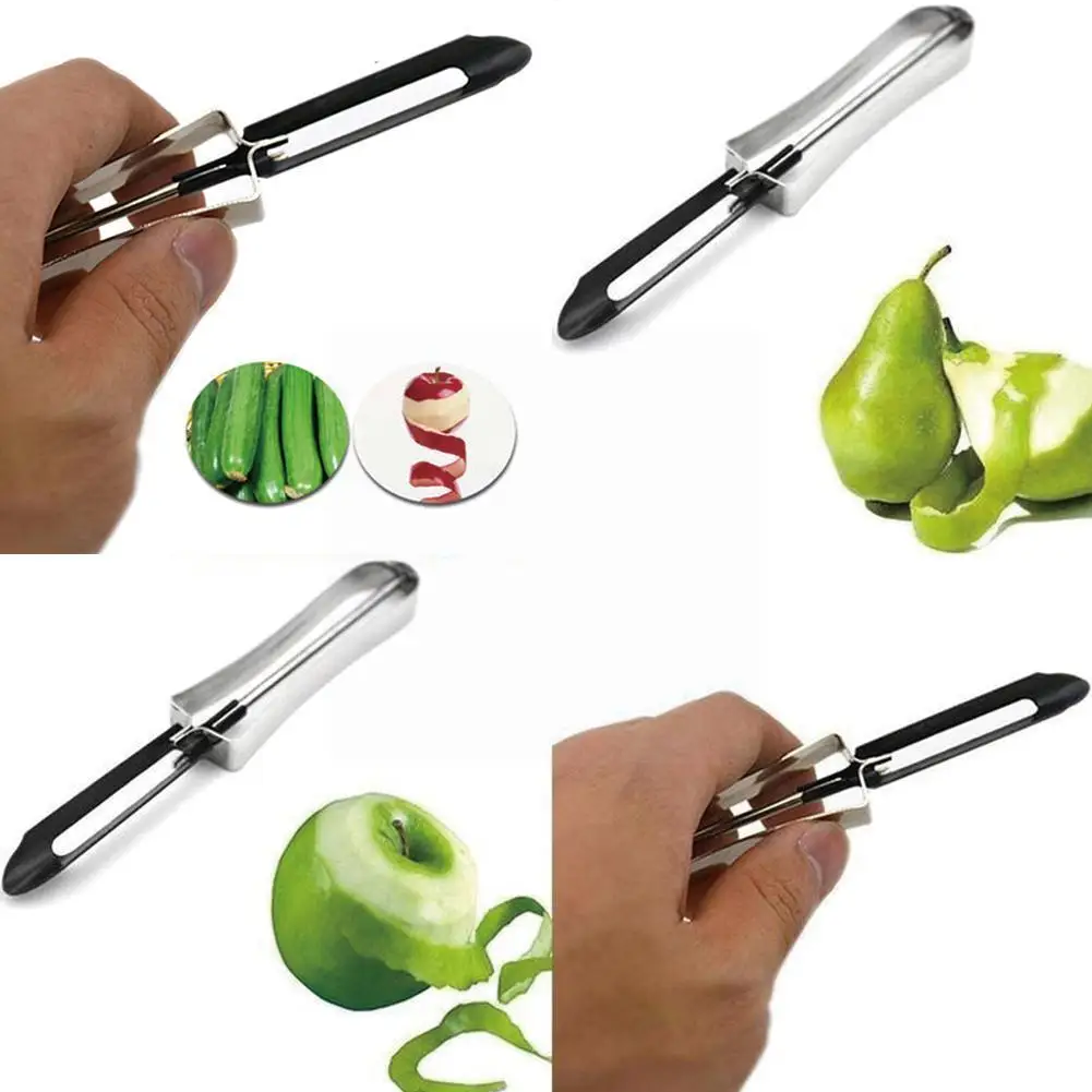 Practical Swivel Peeler Vegetable Fruit Peeler Paring Steel Accessories Slicer Knife Kitchen Parer L4q0
Practical Swivel Peeler Vegetable Fruit Peeler Paring Steel Accessories Slicer Knife Kitchen Parer L4q0