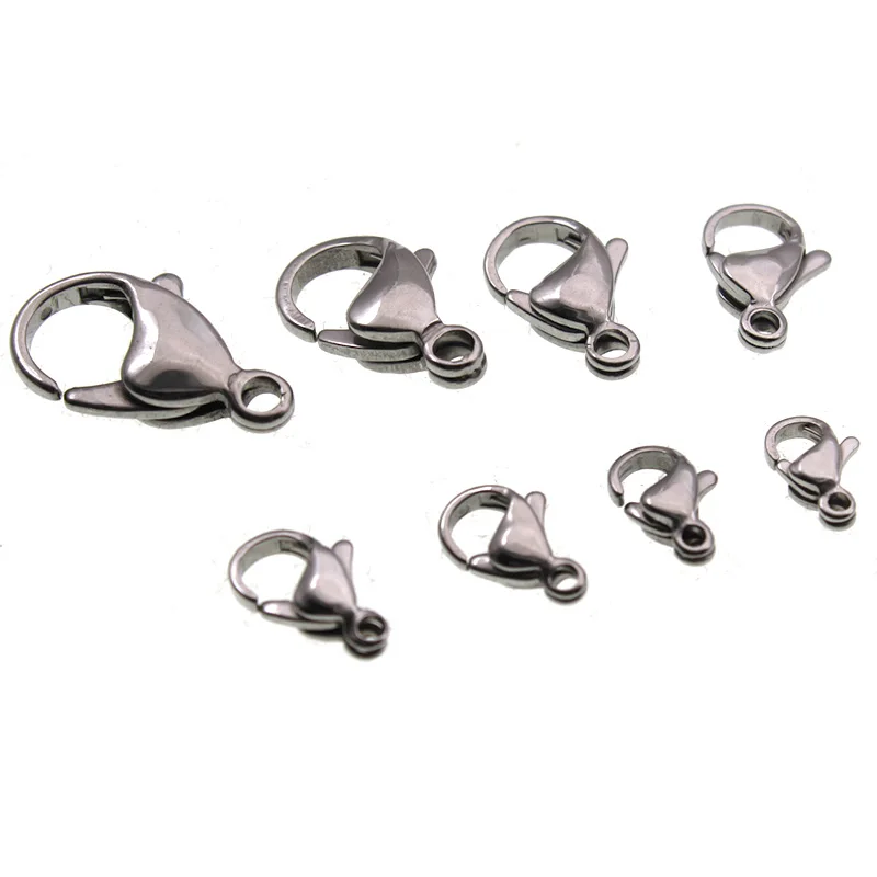 30pcs Stainless Steel Jewelry Findings Lobster Claw Clasp Connectors Hooks for Necklace & Bracelet Chains DIY Jewelry Findings
30pcs Stainless Steel Jewelry Findings Lobster Claw Clasp Connectors Hooks for Necklace & Bracelet Chains DIY Jewelry Findings