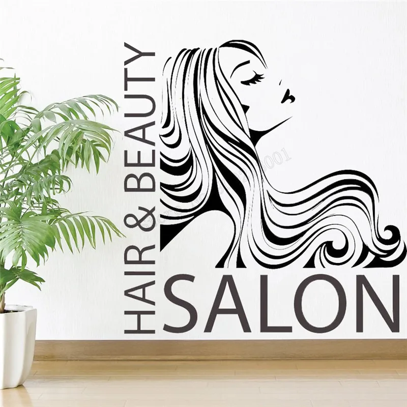 Art Wall Sticker Hairstylists Wall Decoration Vinyl Art Removeable Poster Hairdresser Mural Modern Beauty Salon Sticker LY256
Art Wall Sticker Hairstylists Wall Decoration Vinyl Art Removeable Poster Hairdresser Mural Modern Beauty Salon Sticker LY256
