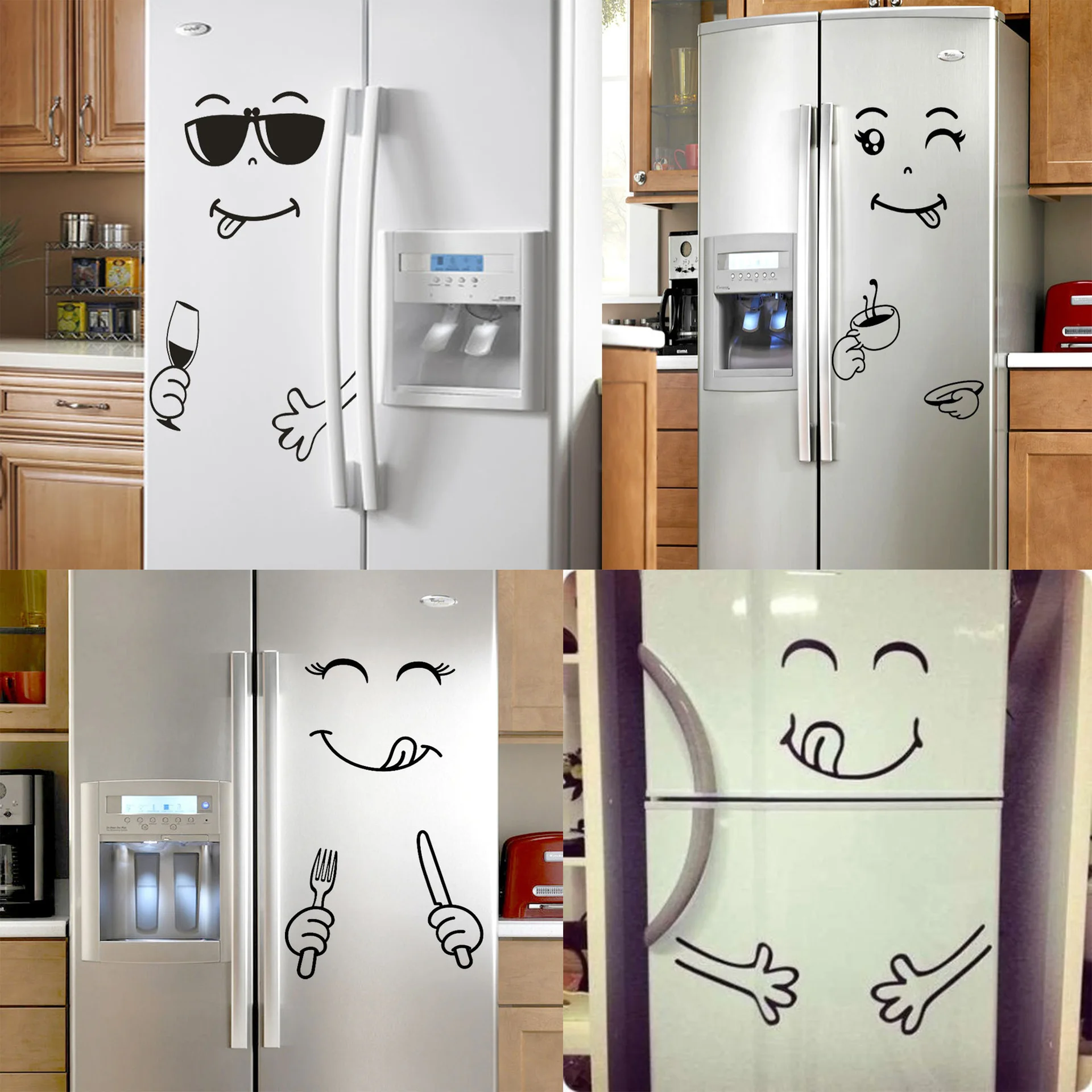 Funny refrigerator paste smile face a variety of fine carving creative wall stickers living room bedroom decoration stickers
Funny refrigerator paste smile face a variety of fine carving creative wall stickers living room bedroom decoration stickers