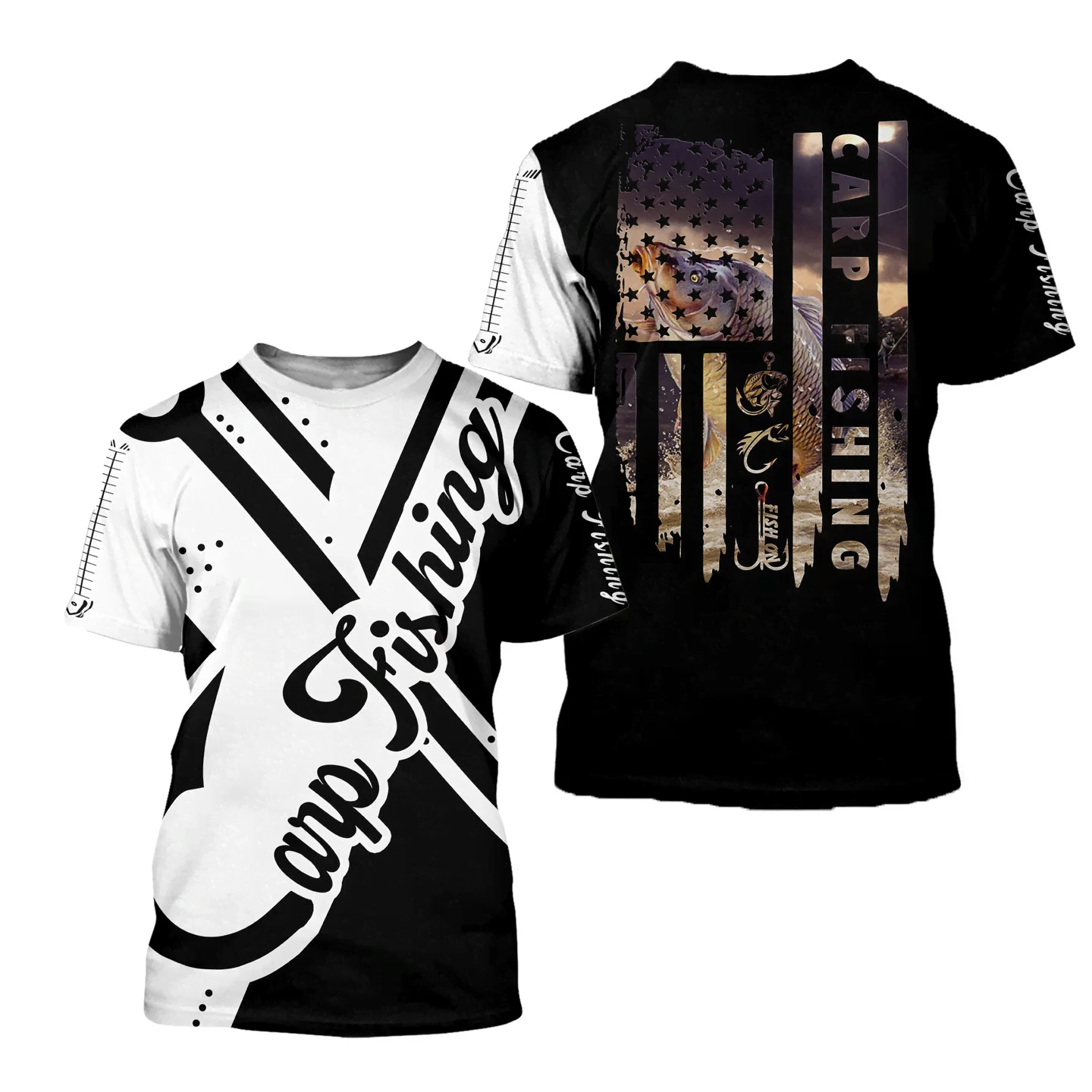 New summer white short-sleeved men's T-shirt 3D fishing printing men and women casual T-shirt fashion oversized T-shirt
New summer white short-sleeved men's T-shirt 3D fishing printing men and women casual T-shirt fashion oversized T-shirt