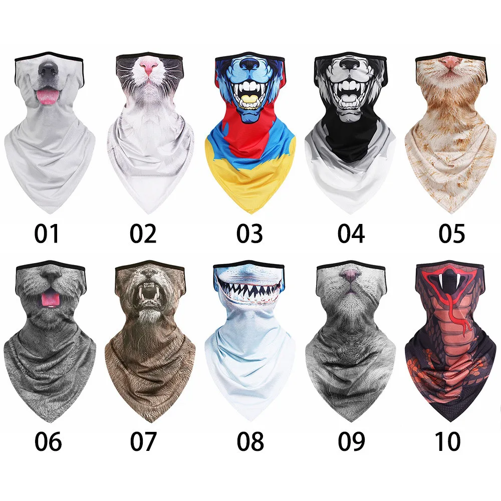 2021 New Fashion Neck Tube Scarf with Ear Loops Windproof Face Mask Ski Costume 3D Animal Printed Bandana Cycling Hiking
2021 New Fashion Neck Tube Scarf with Ear Loops Windproof Face Mask Ski Costume 3D Animal Printed Bandana Cycling Hiking