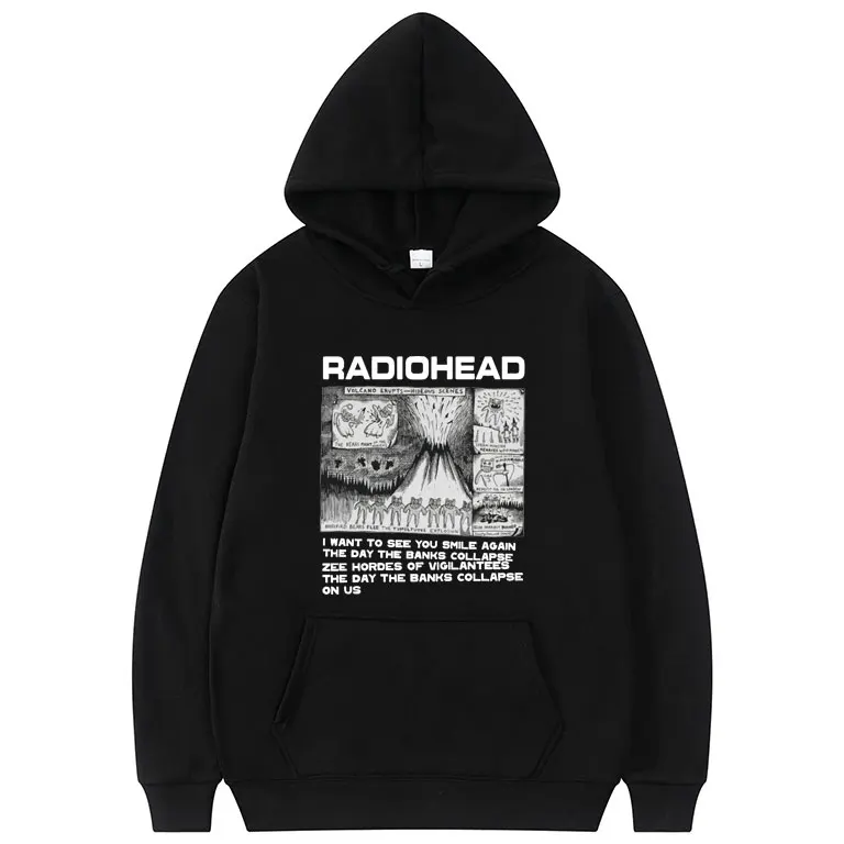 Radiohead Pattern Print Hoodie Men Women Couples Alternative RockIndie Rock Hoodies Tops Thom YorkeEnglish Rock Band Streetwear
Radiohead Pattern Print Hoodie Men Women Couples Alternative RockIndie Rock Hoodies Tops Thom YorkeEnglish Rock Band Streetwear