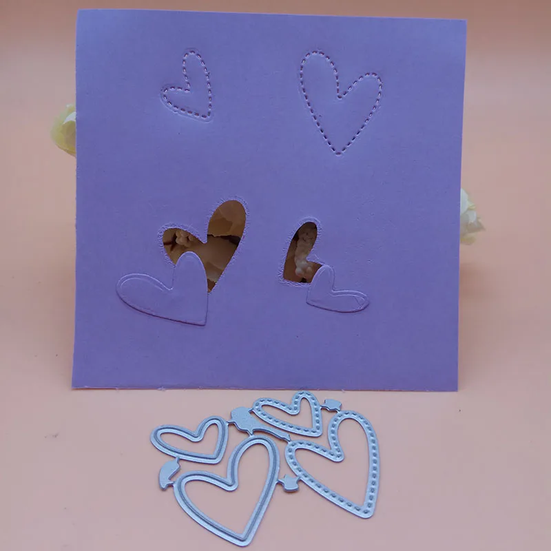 METAL CUTTING DIES cut 4pcs Hearts heart dot embossing punch scrapbook PAPER CRAFT card album knife mold art cutter stencils
METAL CUTTING DIES cut 4pcs Hearts heart dot embossing punch scrapbook PAPER CRAFT card album knife mold art cutter stencils