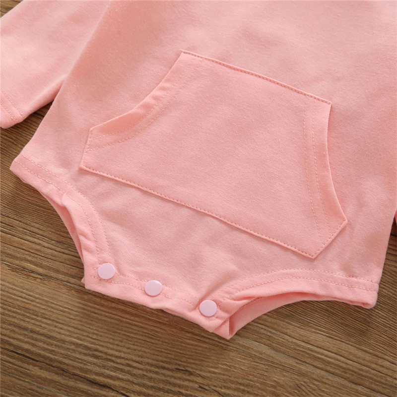Lovely Baby Infant Girls Clothes Bodysuit Cute Bunny Ears Hooded Long Sleeve Solid Bodysuit Jumpsuit Kids Newborn Clothes Autumn
Lovely Baby Infant Girls Clothes Bodysuit Cute Bunny Ears Hooded Long Sleeve Solid Bodysuit Jumpsuit Kids Newborn Clothes Autumn