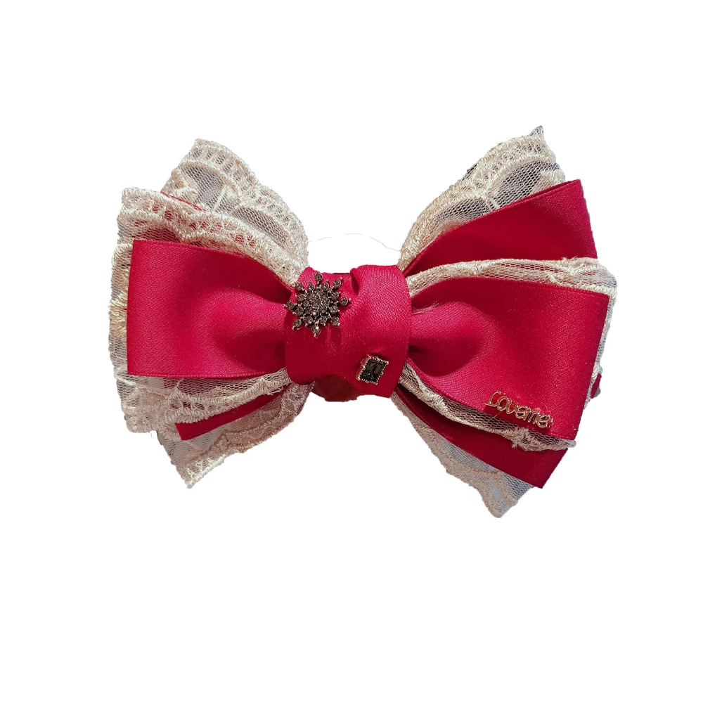 Vintage Lace Fabric Bowknot Hair Spring Clip Pearl Crystal Bow Ribbon Hair Clips Fashion Girls Barrette Accessories Cute
Vintage Lace Fabric Bowknot Hair Spring Clip Pearl Crystal Bow Ribbon Hair Clips Fashion Girls Barrette Accessories Cute