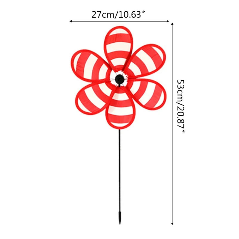5pcs Stripes Wind Spinners Lawn Pinwheels Windmill Party Pinwheel Wind Spinner
5pcs Stripes Wind Spinners Lawn Pinwheels Windmill Party Pinwheel Wind Spinner