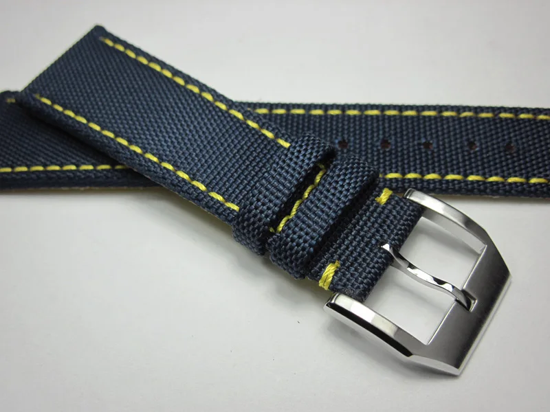 New Handmade Watch band high quality blue strap 20mm21mm 22mm composite fiber nylon strap leather strap Bracelet Retro Wristband
New Handmade Watch band high quality blue strap 20mm21mm 22mm composite fiber nylon strap leather strap Bracelet Retro Wristband